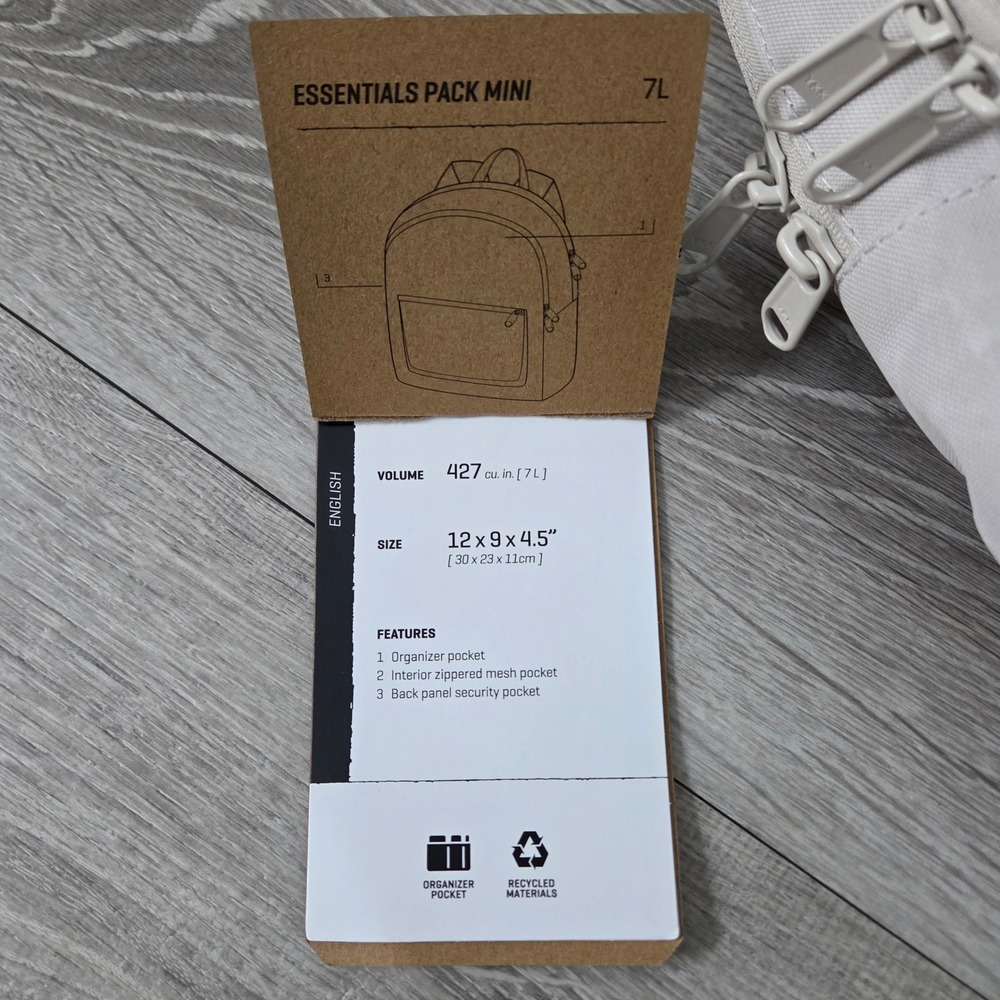 Dakine Essentials Pack Mini Backpack Silver Lining Recycled Material 7L - Picture 2 of 16